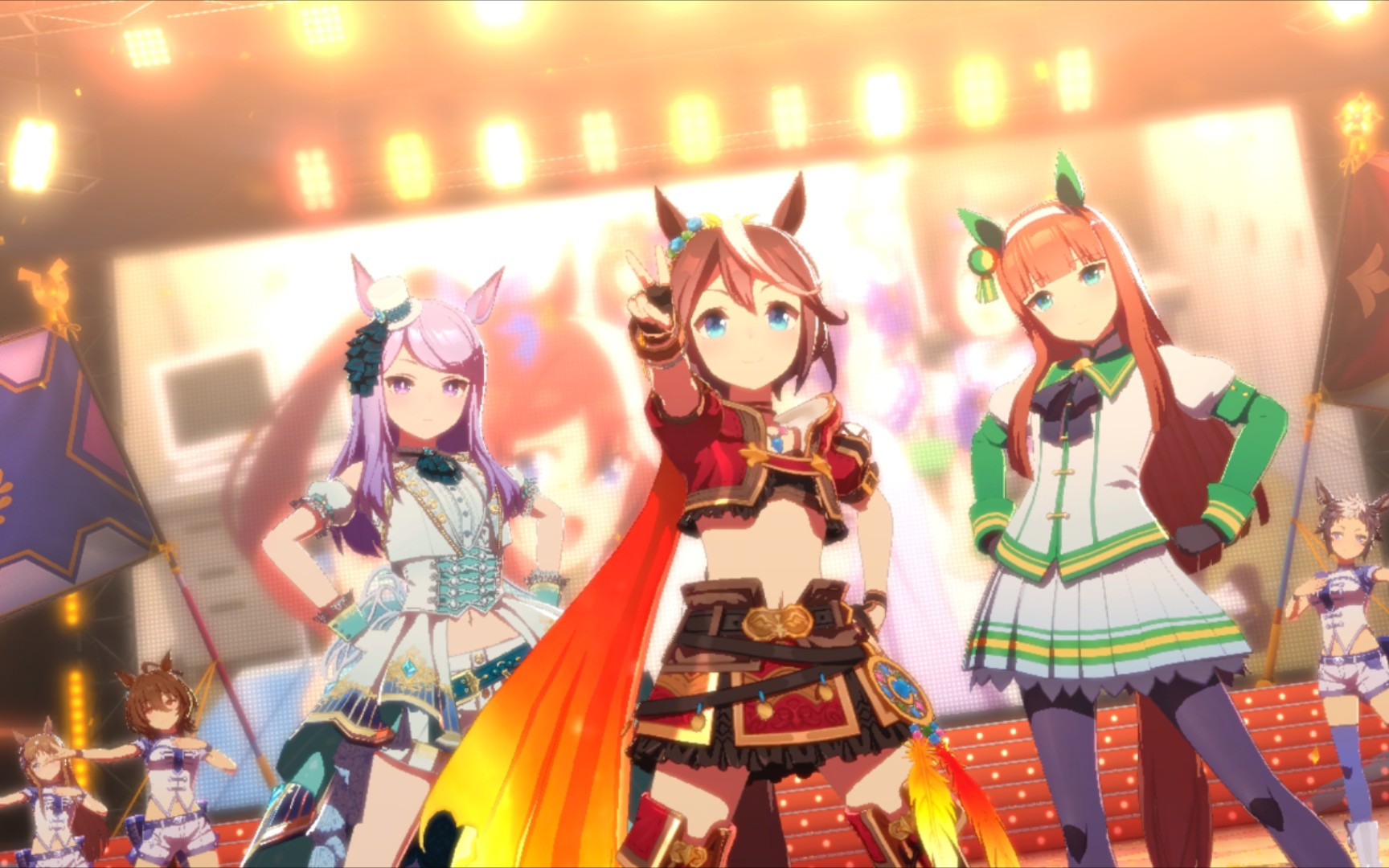 赛马娘-ユメヲカケル!  帝皇,麦昆和铃鹿