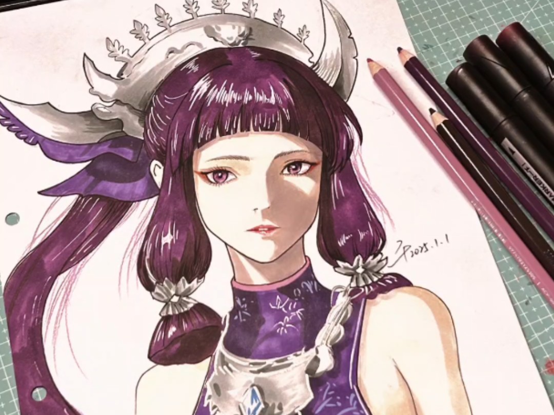 2025新年第一画 蚩梦-小千画动漫-小千画动漫-哔哩哔哩视频