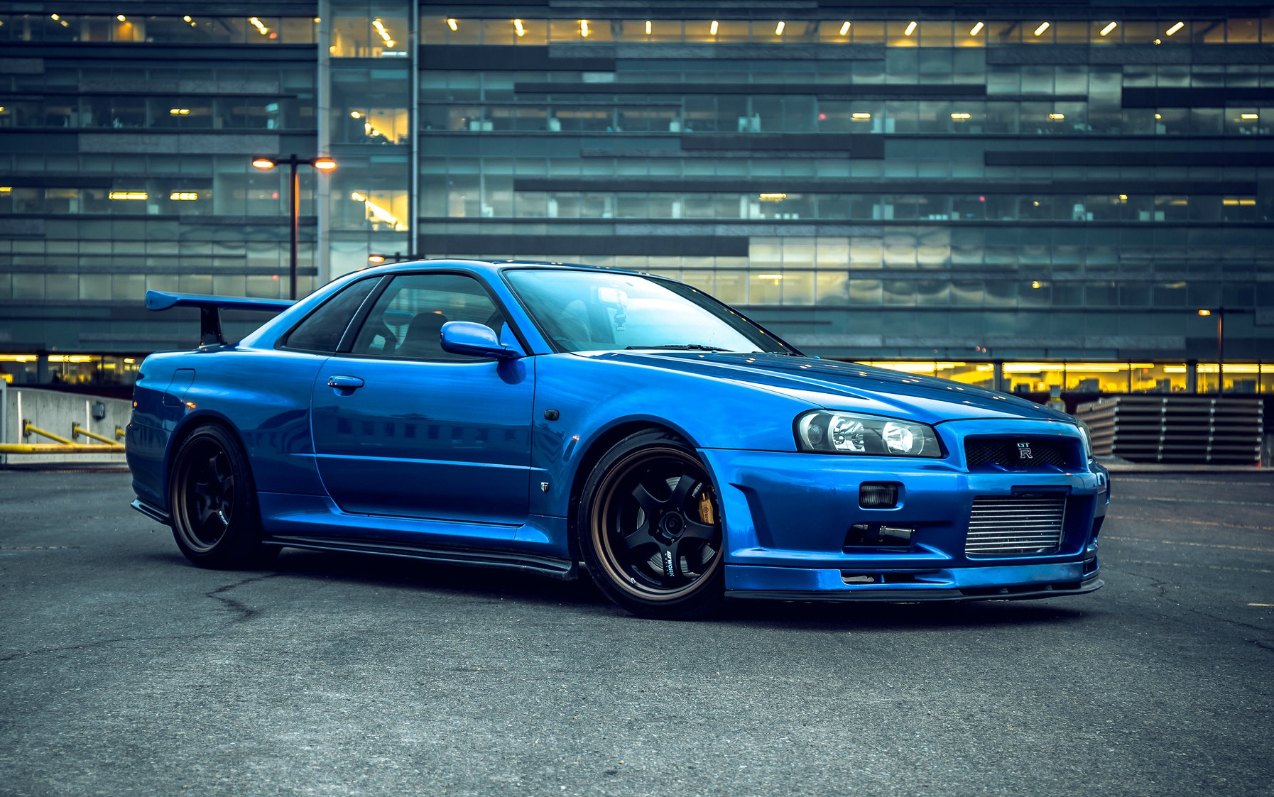 地平线4 skyline gt-r r34 迎战巨汉 劲敌瞎跑