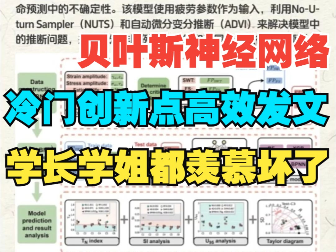 【贝叶斯神经网络】冷门创新点高效发文,学长学姐们羡慕坏了!哔哩哔哩bilibili