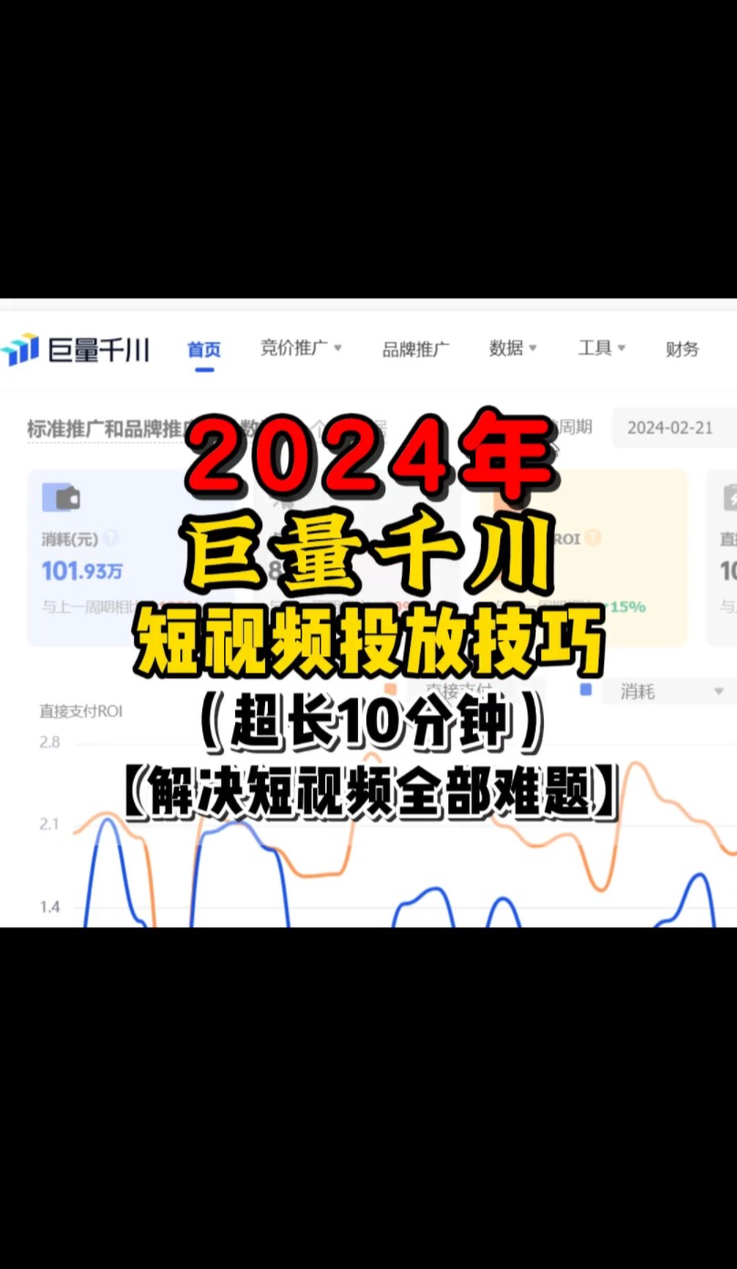 2024年巨量千川短视频投放技巧,投千川素材一定要收藏好哔哩哔哩bilibili