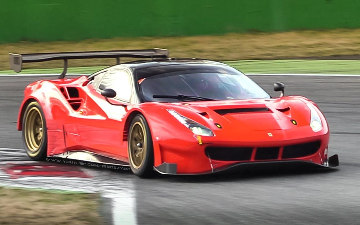 ferrari 488 gt3 evo at monza