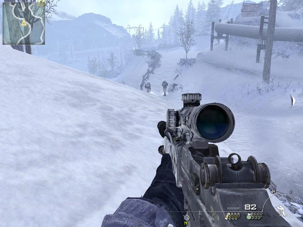 使命召唤6雪地潜入——我有一种奇葩的潜入办法