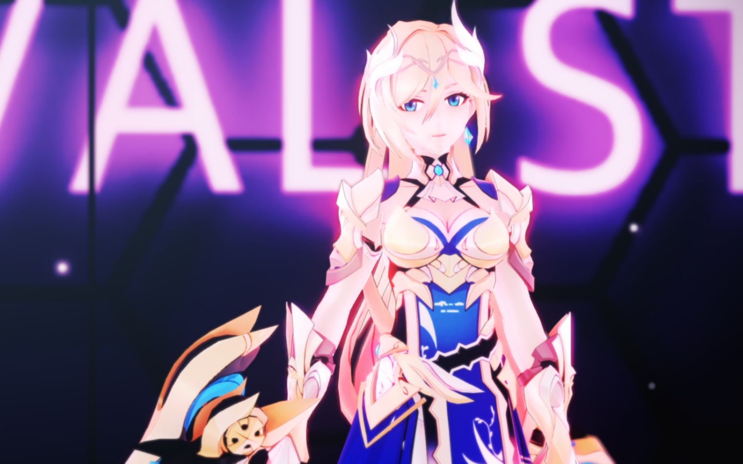 【卡通场景渲染x2d人物】黄金呆鹅 gimme×gimme_哔哩哔哩 (゜-゜)つ