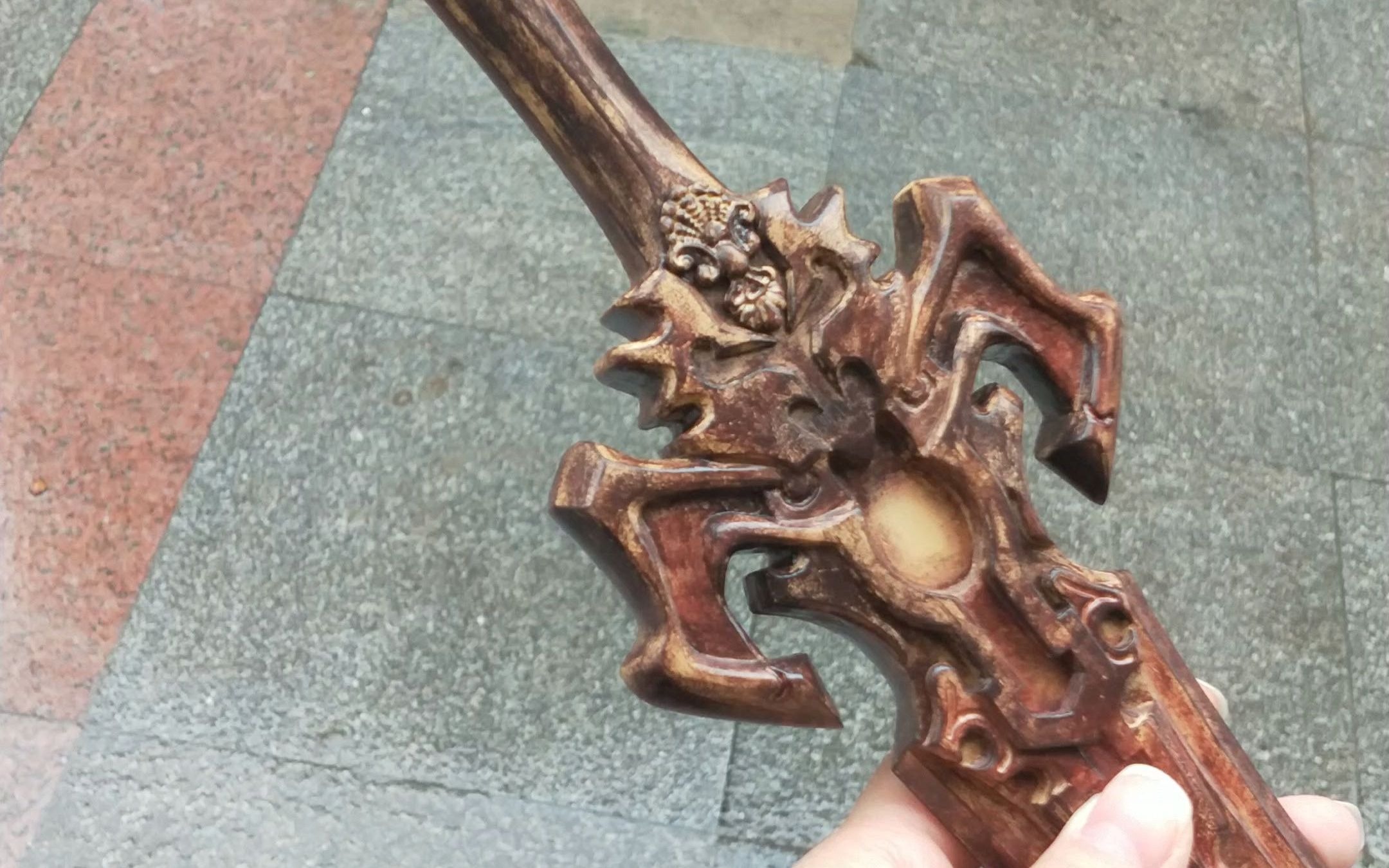 金光布袋戏 偶用道具  慕容烟雨 武器 斜阳木剑