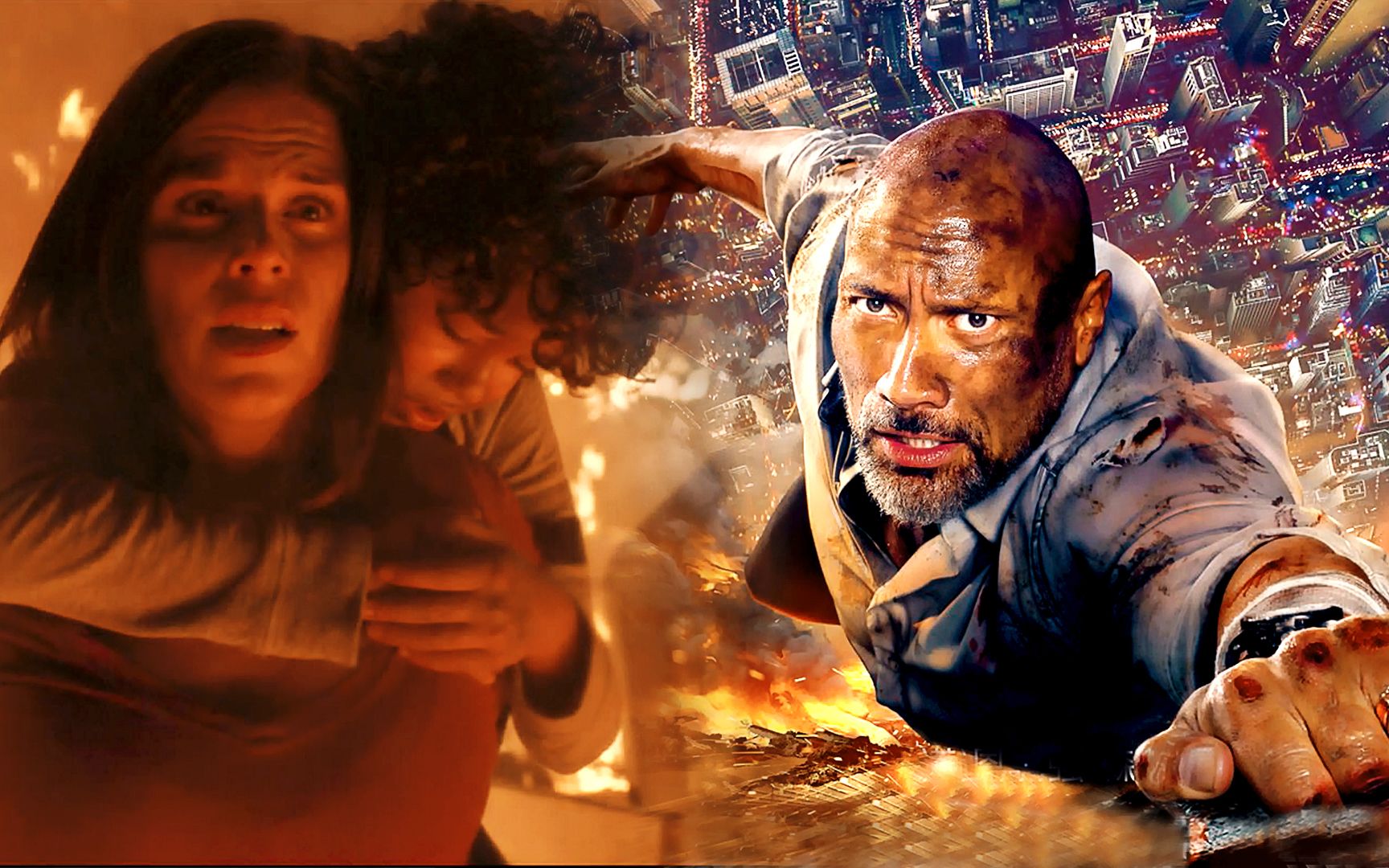 一部适合撩妹的暑期动作惊悚片,强森《摩天营救》绝不会让你失望