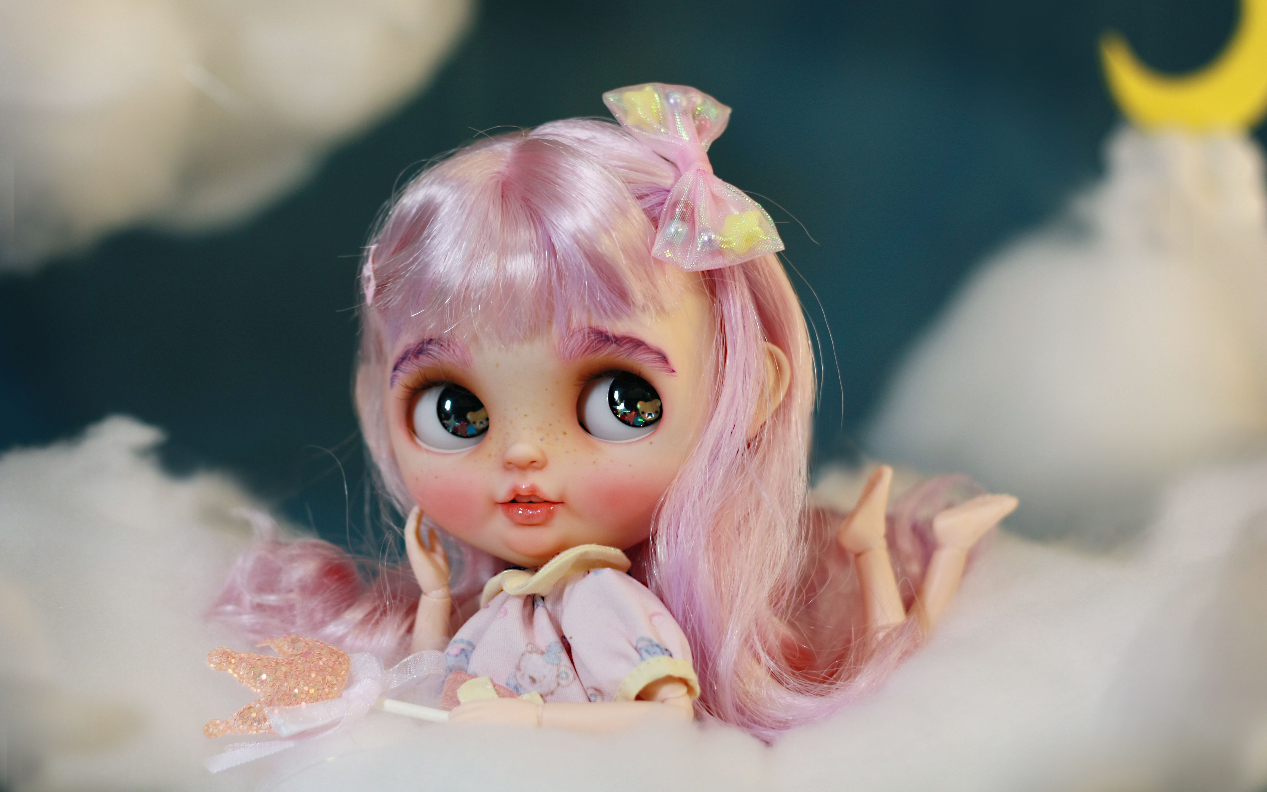 【blythe改妆过程】流光溢彩小魔仙,不一样的泡泡熊哔哩哔哩bilibili