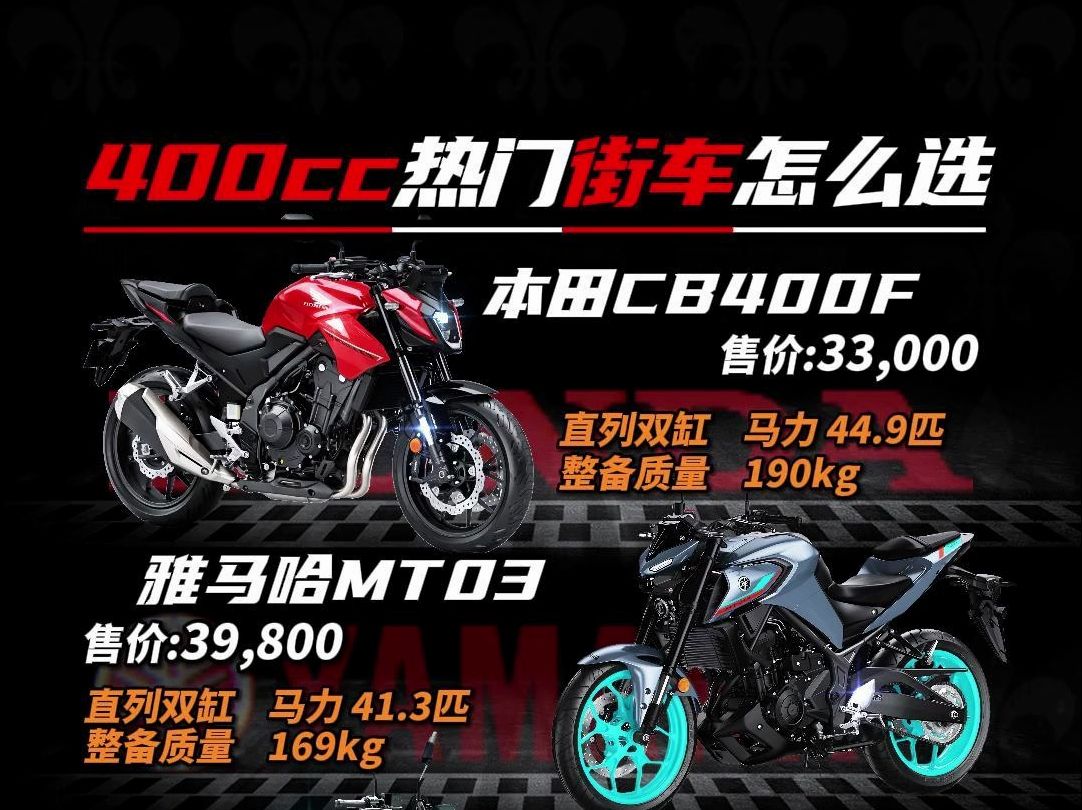 400cc热门街车怎么选?哔哩哔哩bilibili