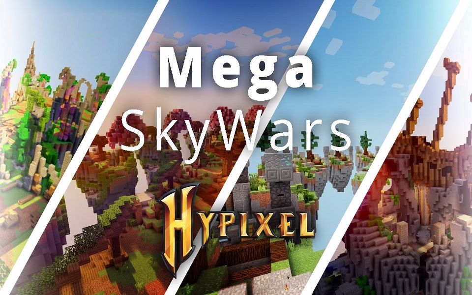 [图]【Minecraft Maps Download】【Hypixel外服】4个百人空岛战争地图下载！