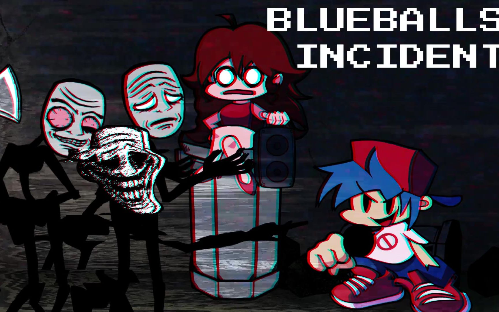 救赎还是堕落fnf超优质模组蓝蛋事件全流程