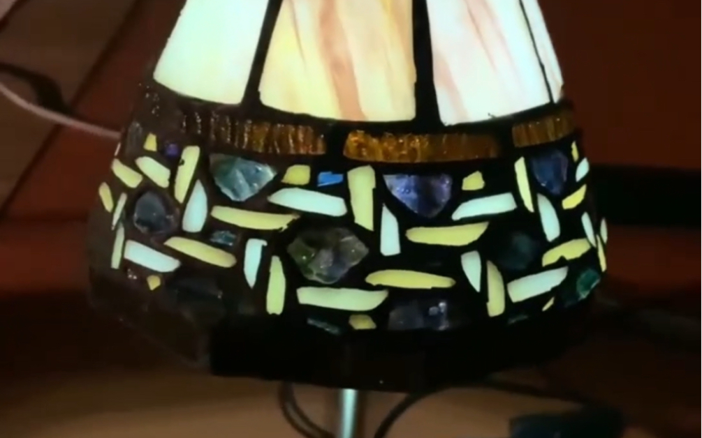 蒂凡尼灯饰彩色玻璃台灯