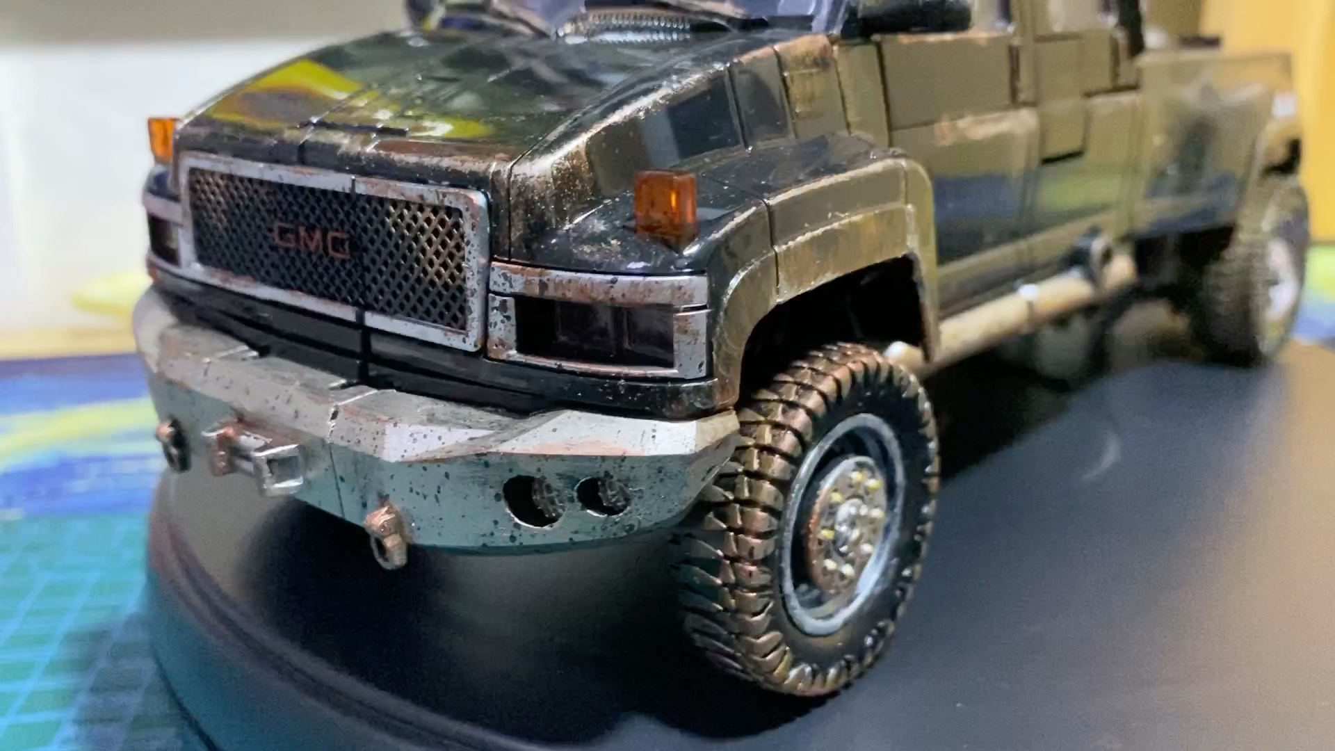 黑曼巴铁皮,重涂做旧