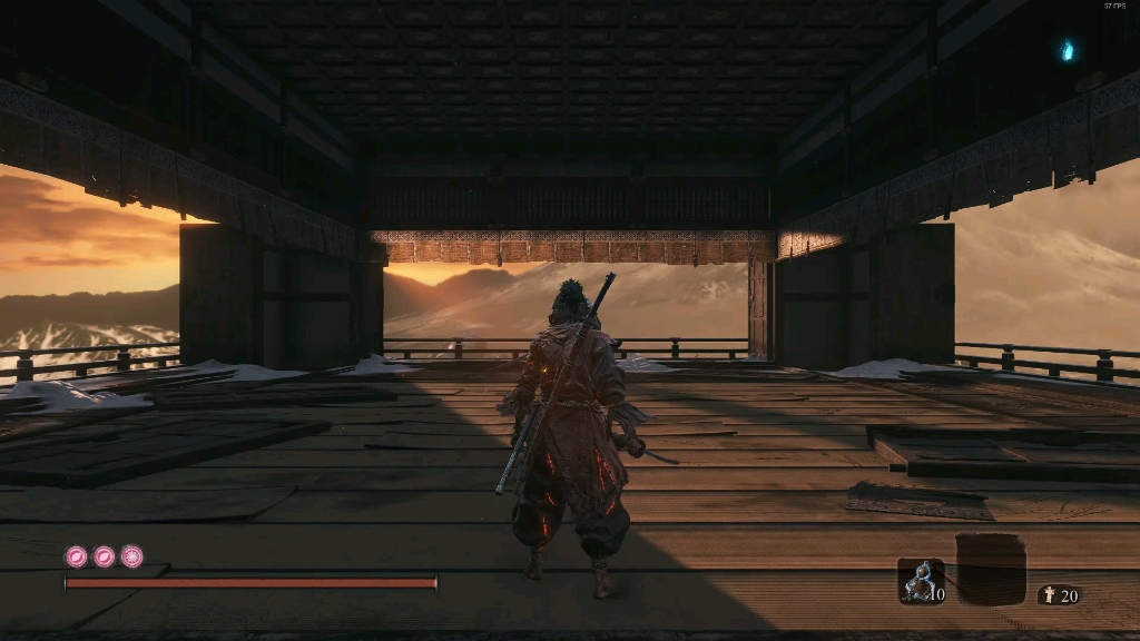 只狼再战天守阁义父正面刚刀全程冲脸撒毒平淌