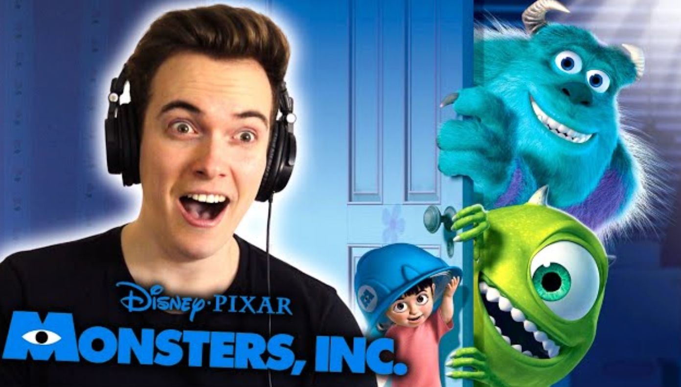 澳洲小可爱热可可沙发初次观看动画电影《怪兽电力公司/Monster Inc》的反应Reaction