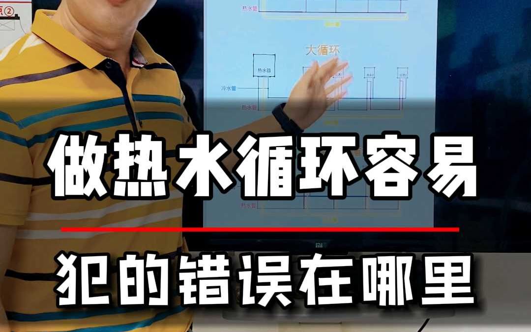 回水系统做热水循环容易犯的错误在哪里哔哩哔哩bilibili