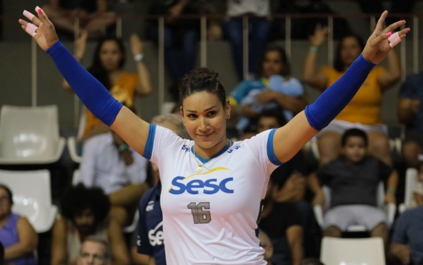 26 坦达拉 sesc rio x sesi bauru 蒂凡尼 - 2019/2020巴西女排超级