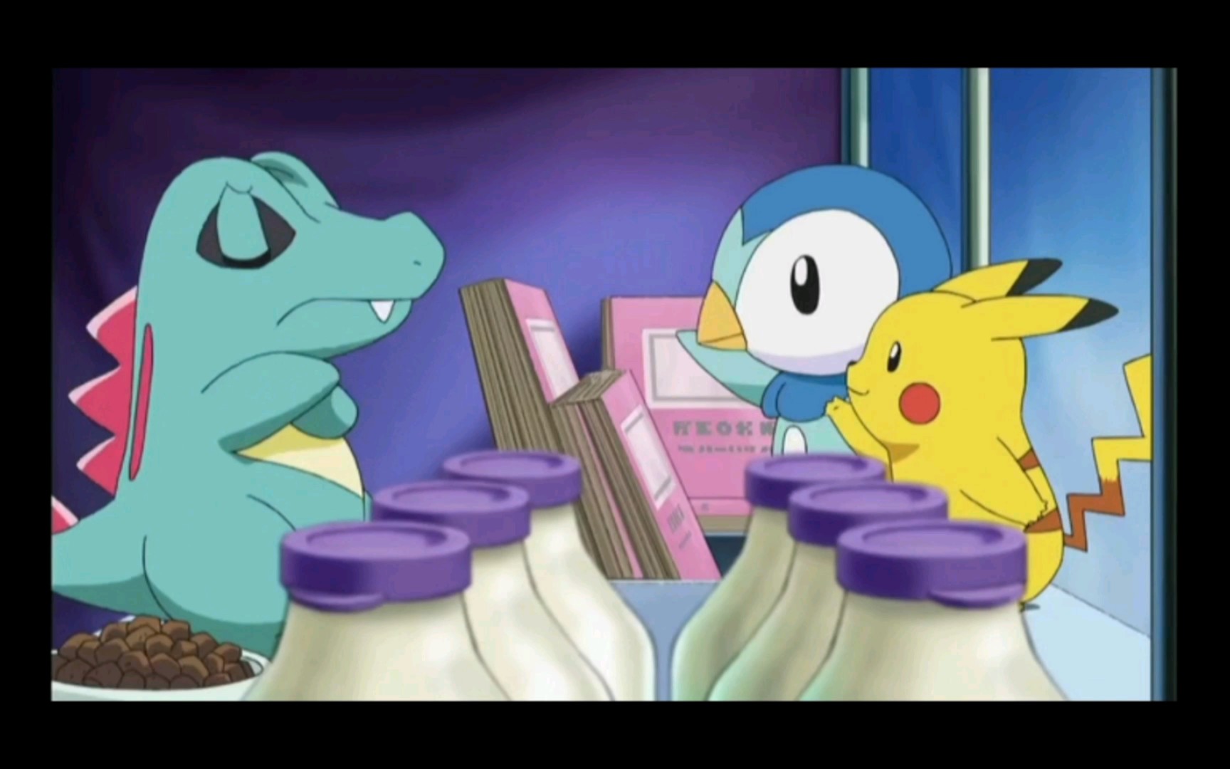 精灵宝可梦 成都的水系御三家小锯鳄出场了 这只小锯鳄很酷的样子