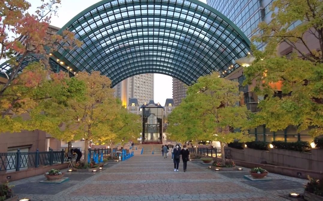 【超清日本】漫步傍晚时分的东京涩谷区 惠比寿花园广场-惠比寿站周边