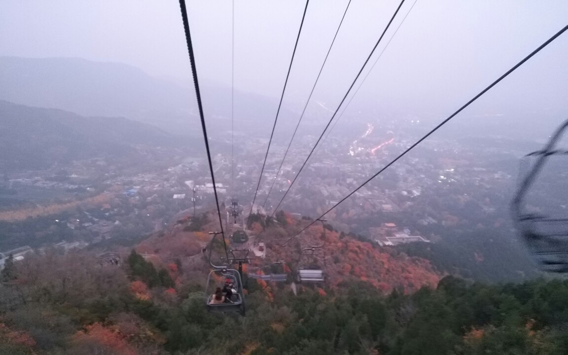 [旅行]20191106北京香山红叶索道(缆车?)哔哩哔哩bilibili