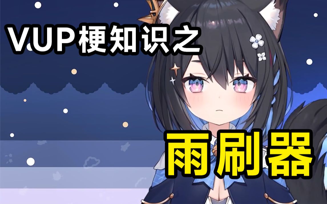 VUP梗知识之:雨刷器哔哩哔哩bilibili