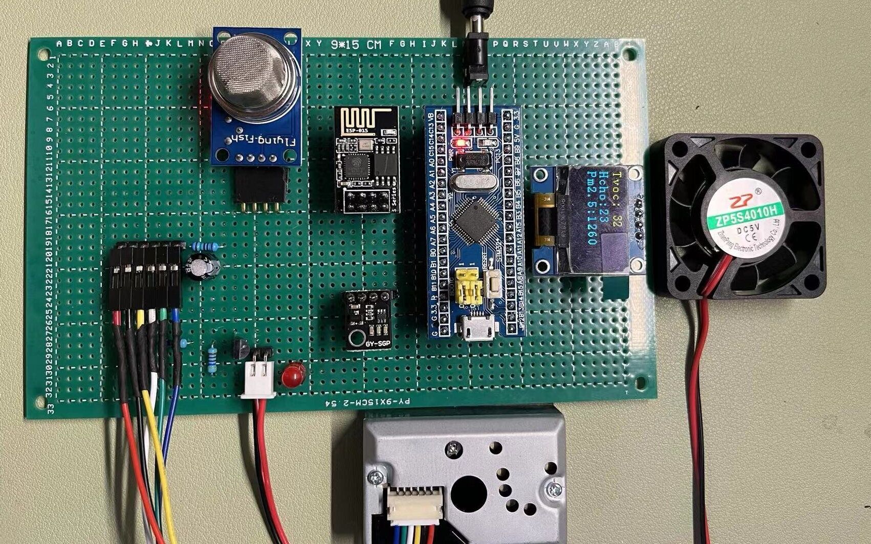 基于STM32单片机ONENET物联网云端空气质量参数检测控制系统设计哔哩哔哩bilibili