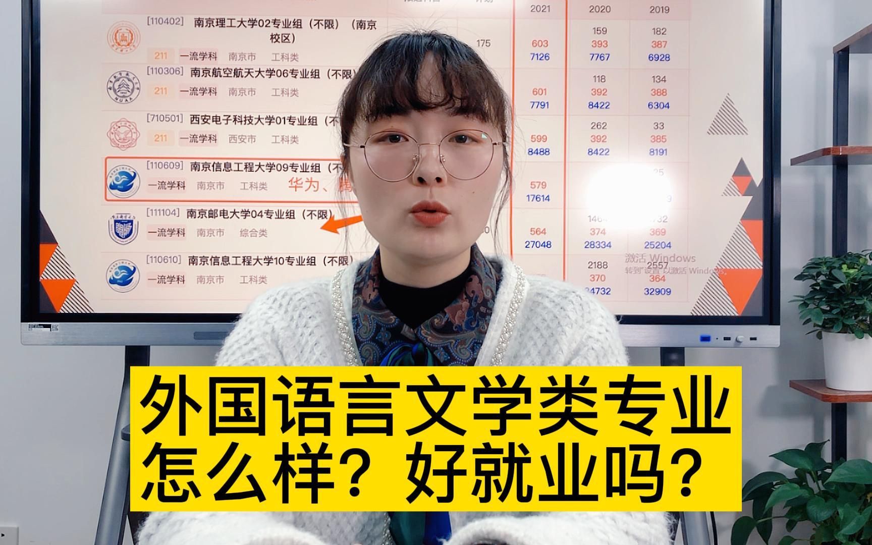 外国语言文学类专业怎么样?好就业吗?哔哩哔哩bilibili