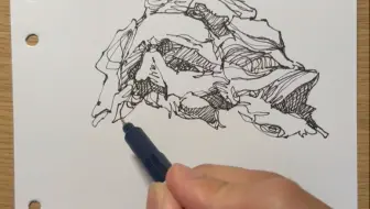 暴躁的一笔