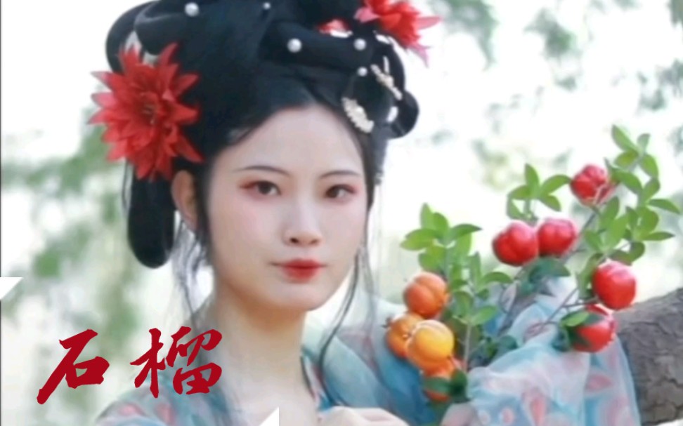 丨汉服丨十二花神—石榴花神