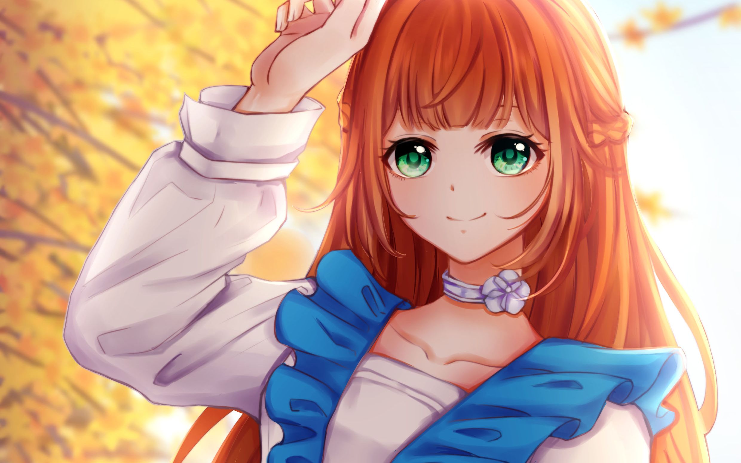 【板绘过程】迎春花和女孩子