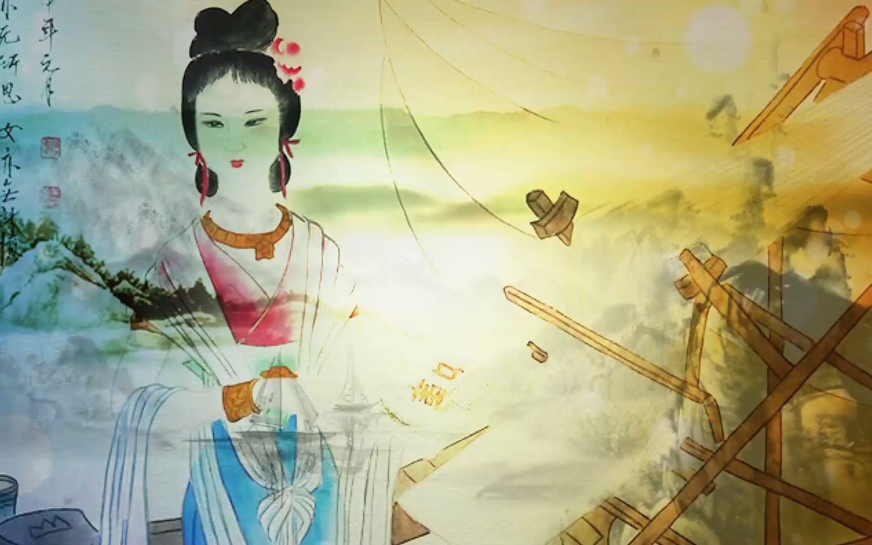 花木兰 伴奏版led舞台背景视频素材2761