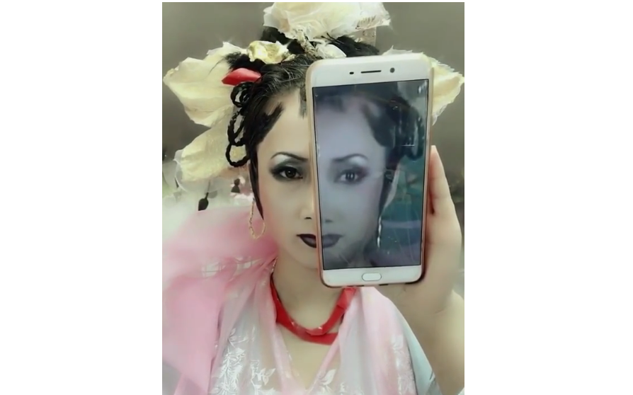 西游记续集,通天河灵感大王的鱼妹仿妆