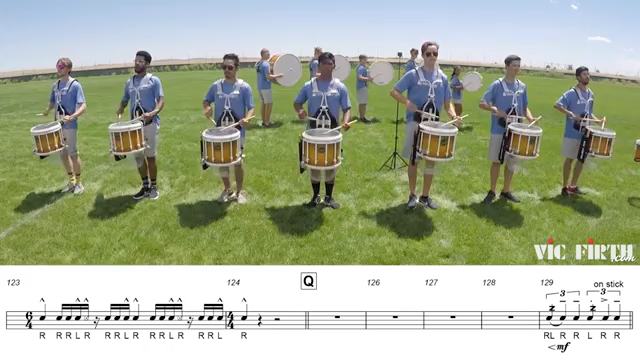 【行进打击乐】2018 Blue Knights Snares  LEARN THE MUSIC to ＂Fall and Rise＂哔哩哔哩bilibili