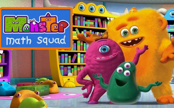 [图]50集带字幕！数学英语双料启蒙最佳动画片Monster math Squad《怪物数学小分队》