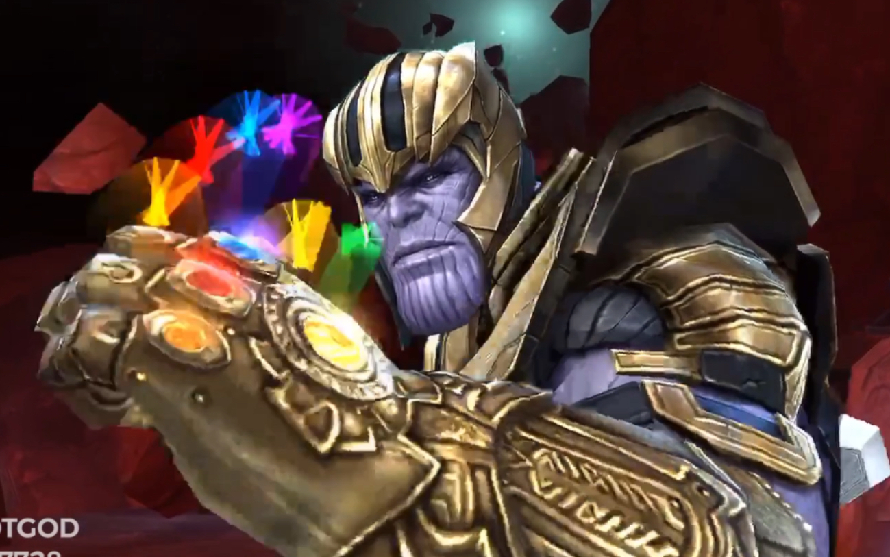 大刀灭霸 vs 手套灭霸,天崩地裂的对决(漫威未来之战)