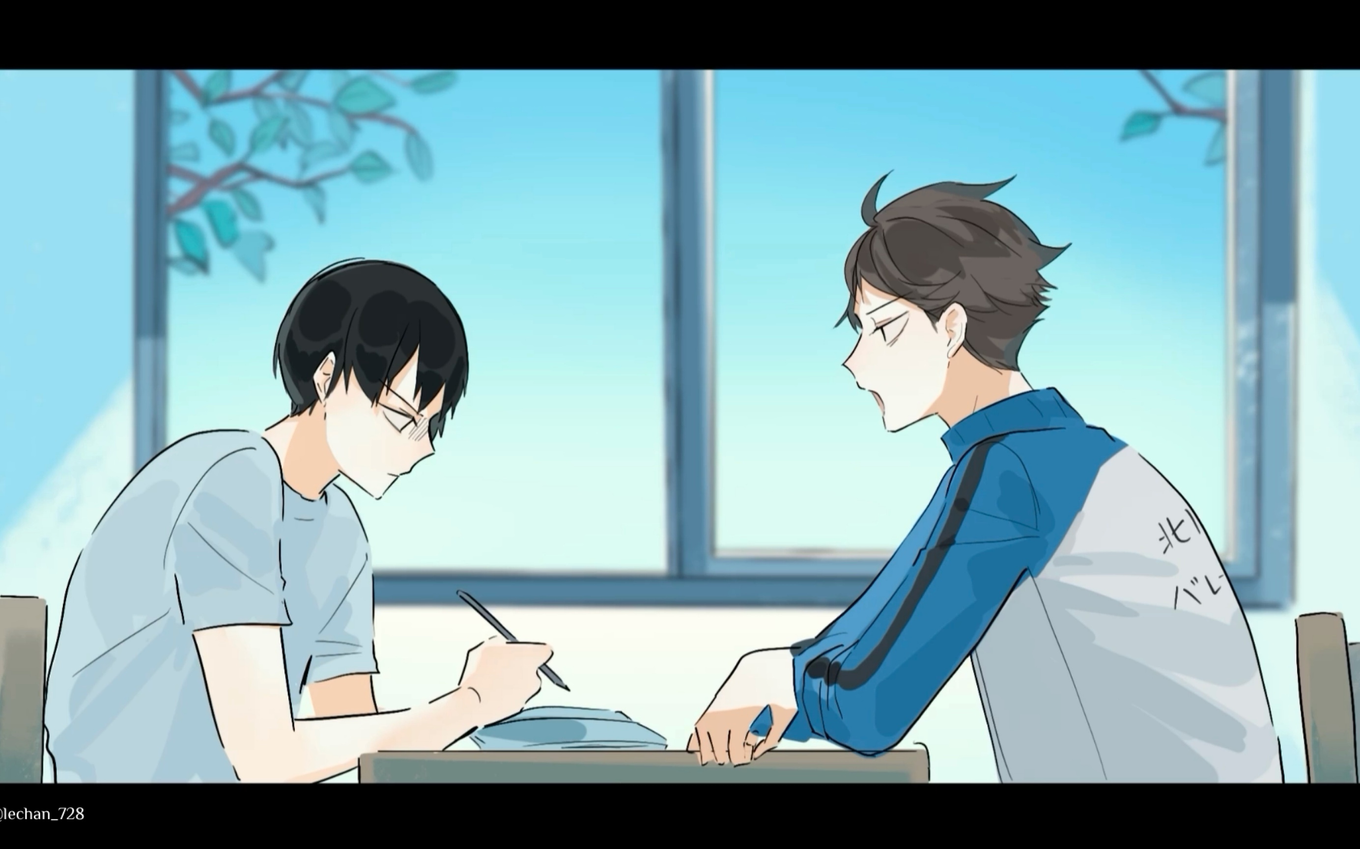 【排球少年】【及影】和飛雄一起讀書