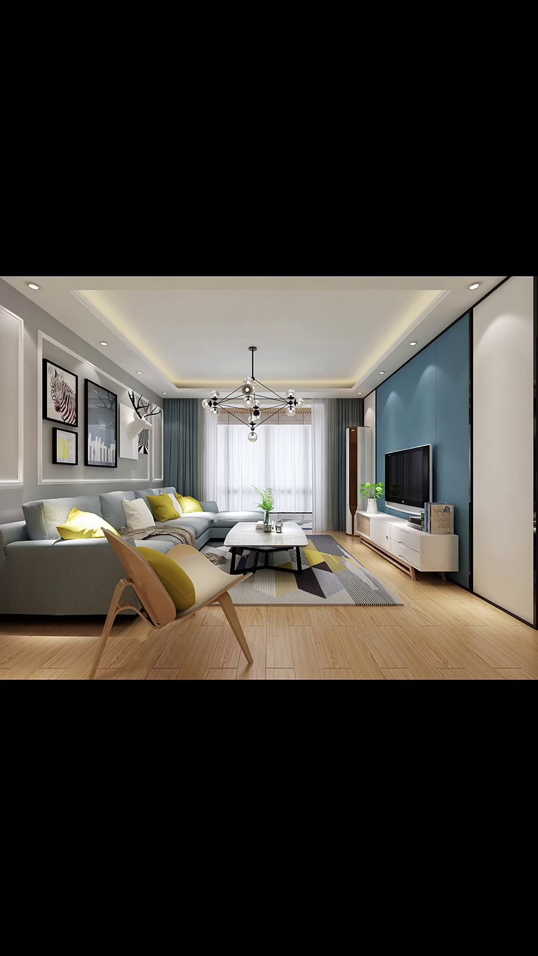 北欧清新风格效果图