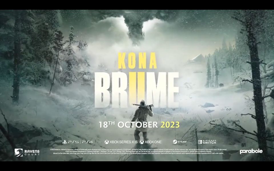 【PC/PS/XBOX/Switch】开放世界探险解谜游戏《科纳风暴2/Kona II: Brume》2023年10月18日发售哔哩哔哩bilibili