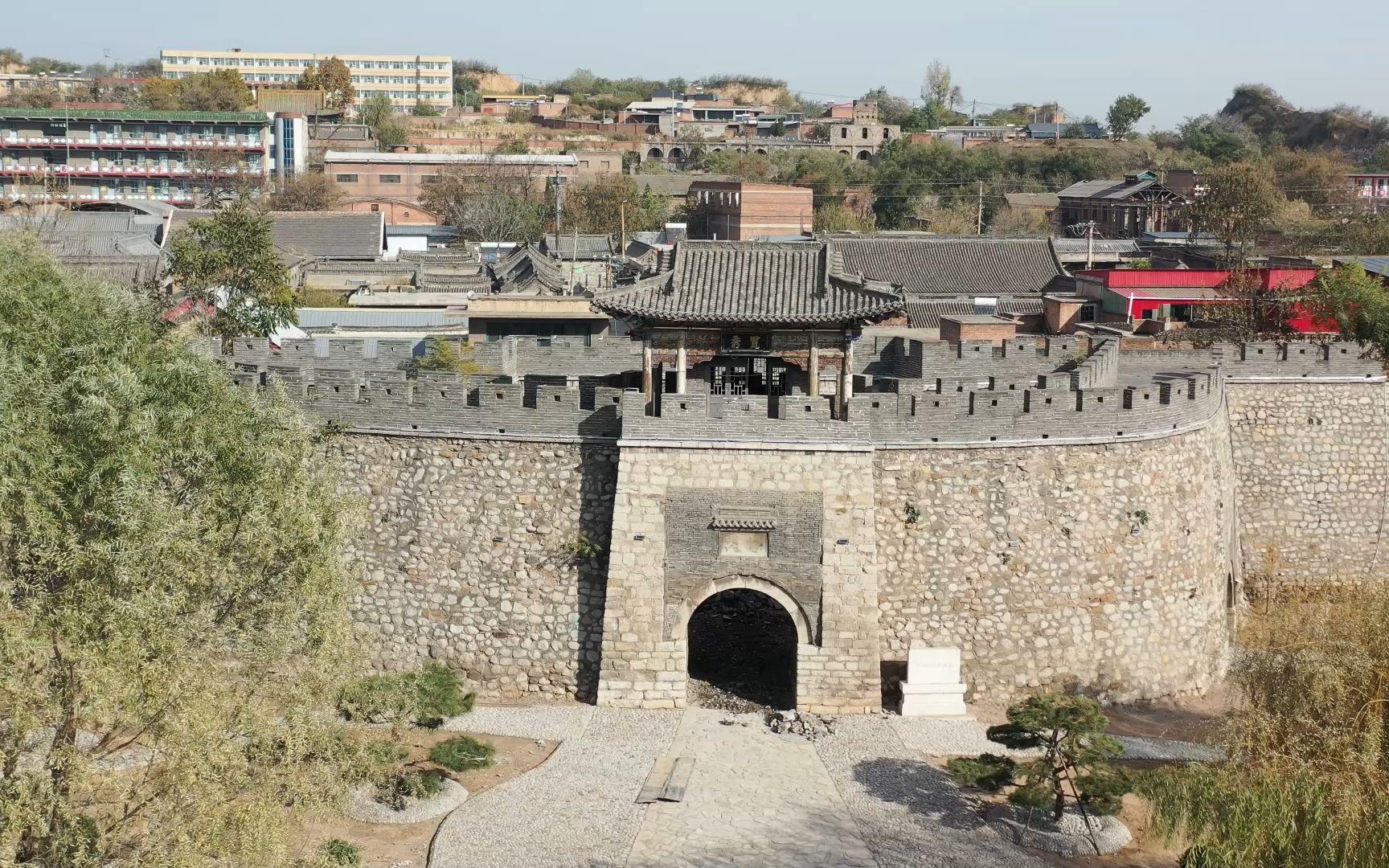 20231112 航拍河北井陉宋古城天长镇 2k