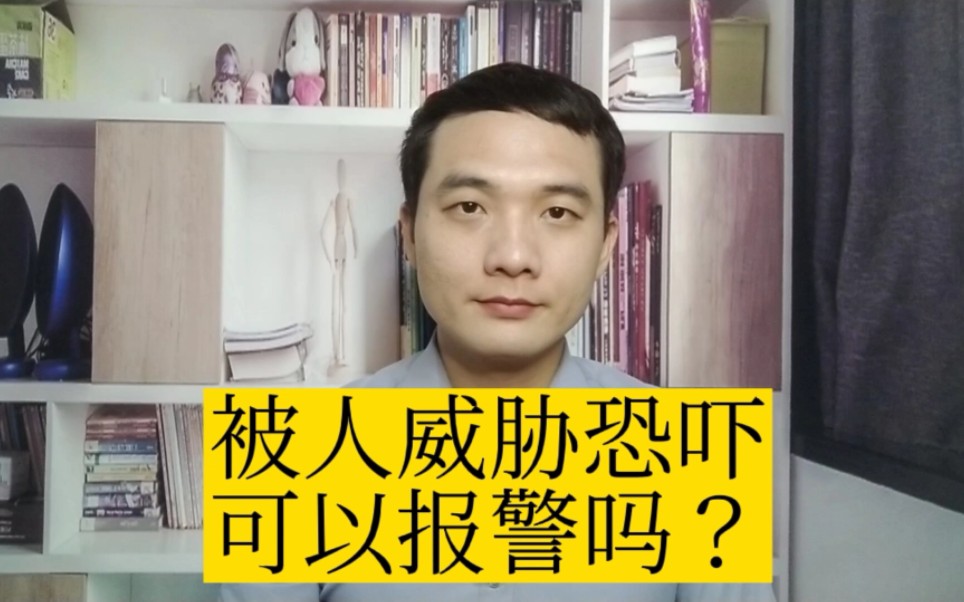 被人威胁恐吓可以报警吗?哔哩哔哩bilibili