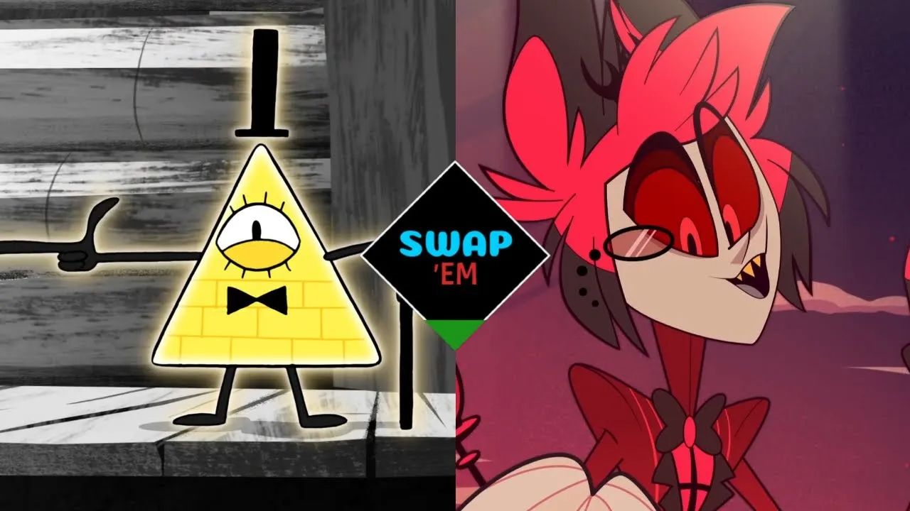 【怪诞·客栈】比尔和阿拉斯托互换配音/bill cipher & alastor voice