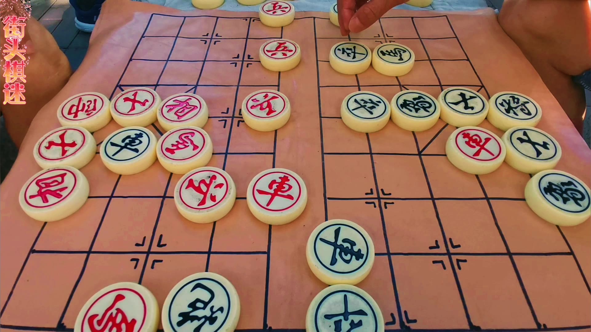 街头象棋实战足智多谋的套路步步紧逼让对手步步惊心精彩