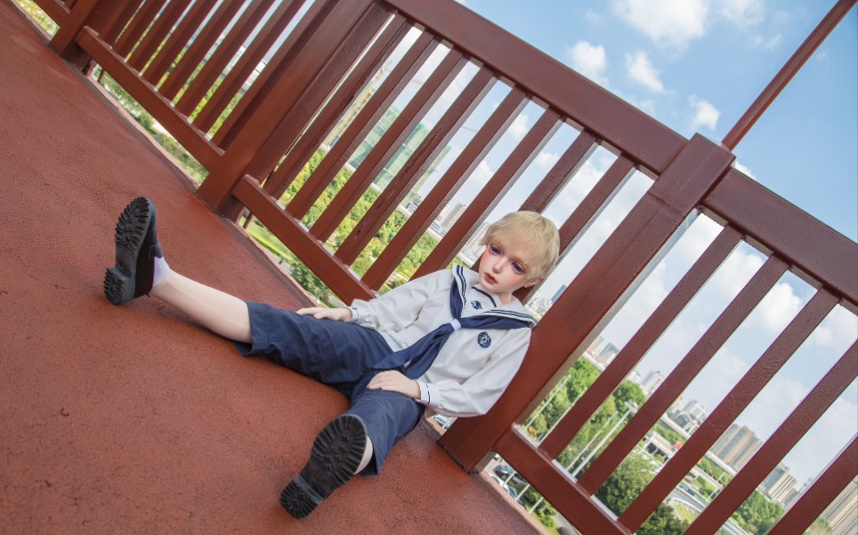 kigurumi第一次外拍纪念#水手服少年