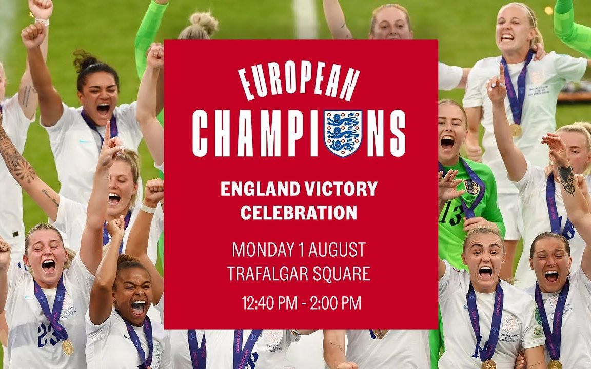 [图]【女足欧洲杯】特拉法加广场举行英格兰女足冠军派对 | England Champions Party | Trafalgar Square