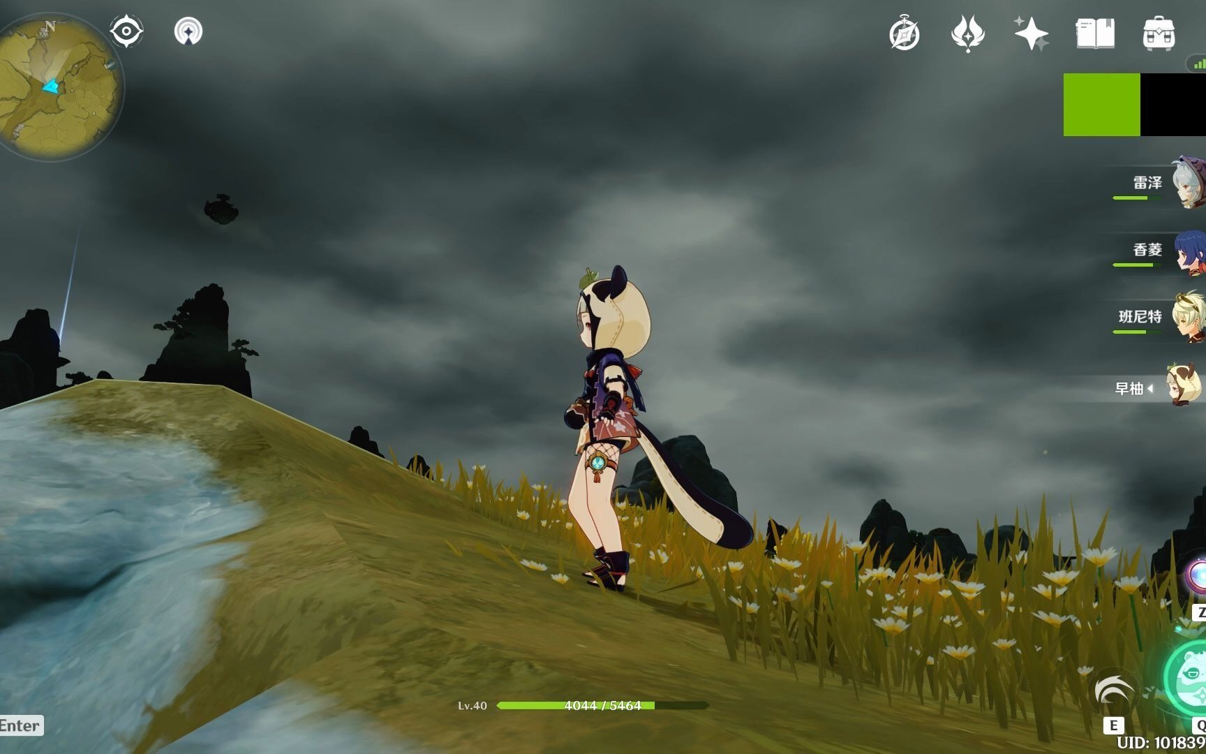 翠玦坡的天怎么忽晴忽暗的,暗下来的颜色感觉也不对劲,有点哈人_原神