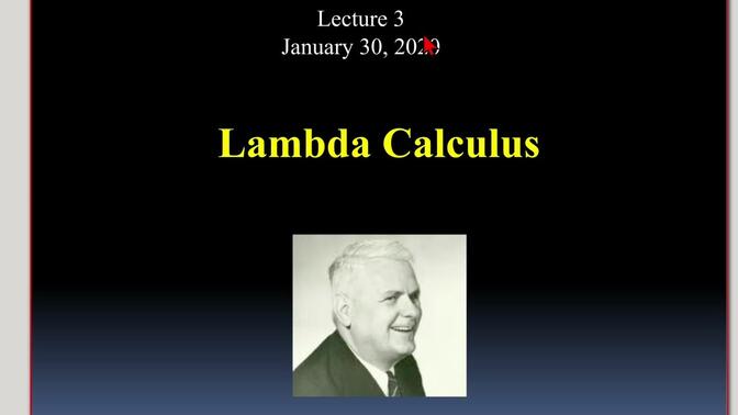 [计算本质] Lambda Calculus