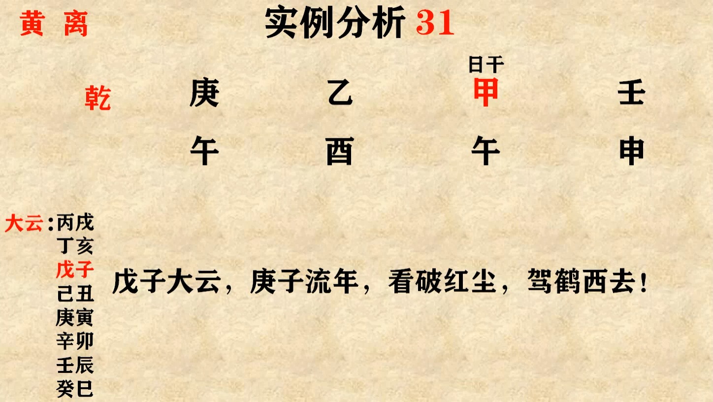 黄离八字案例分析31哔哩哔哩bilibili