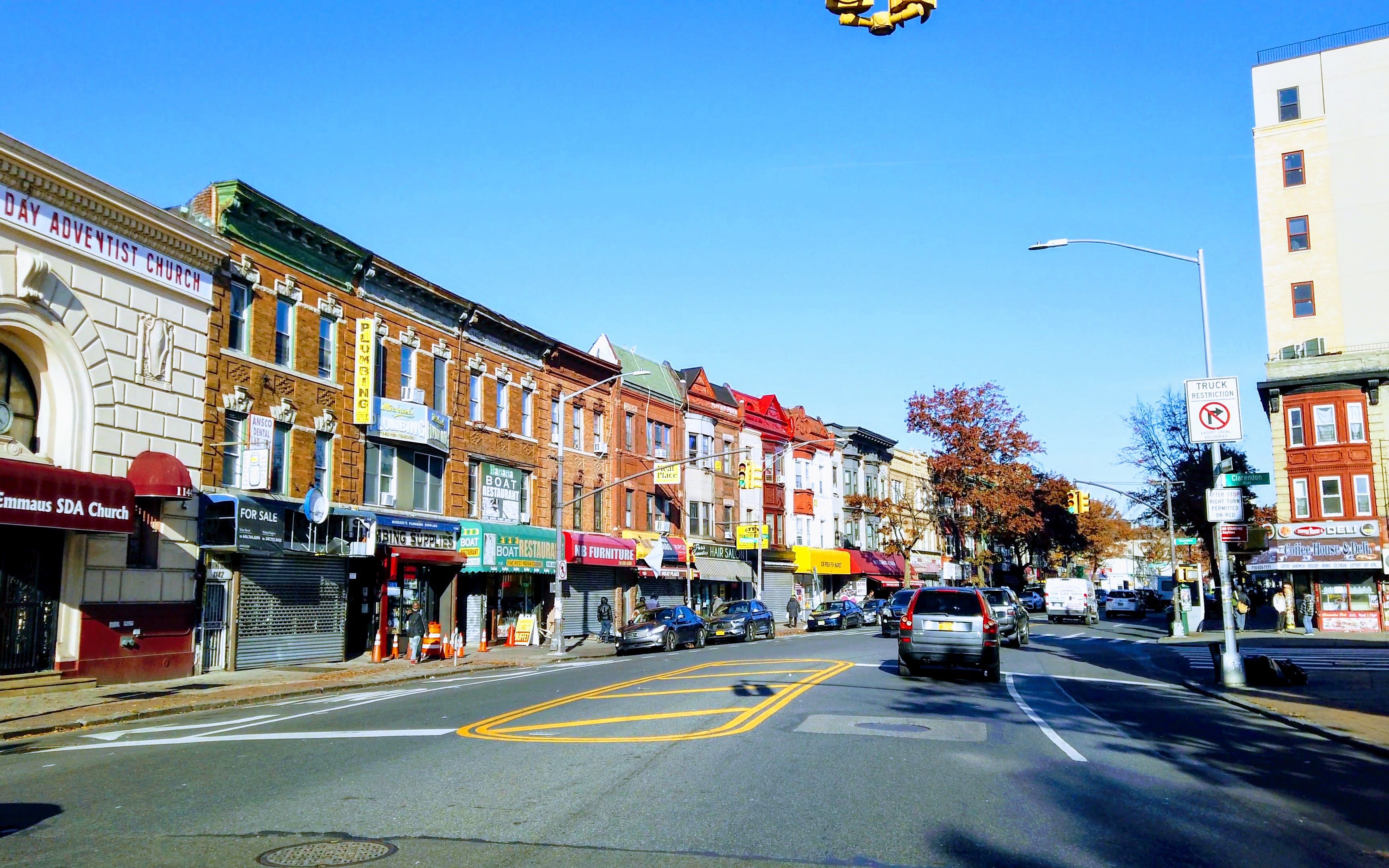 07开车横穿纽约布鲁克林(flatbush ave全程)-2021.11