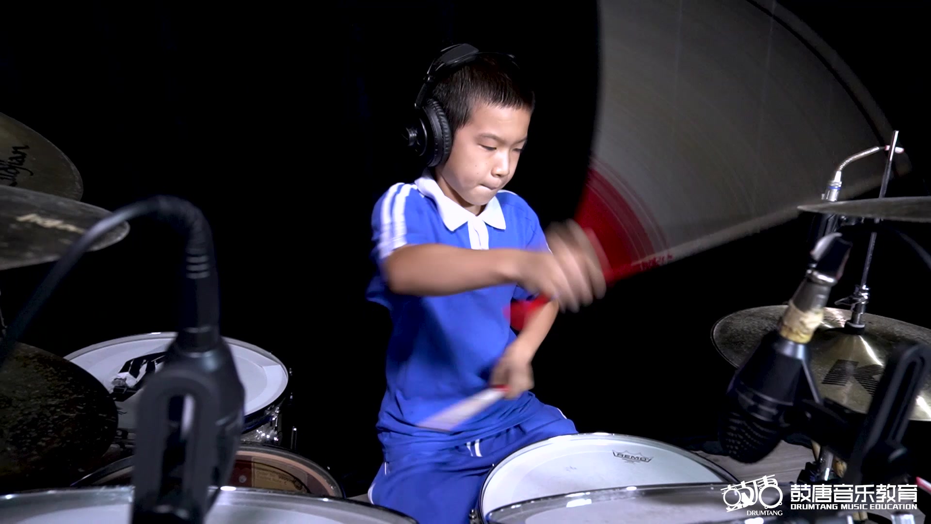 深圳鼓唐十岁架子鼓手张廷轩《mohair mountain》鼓唐音乐教育