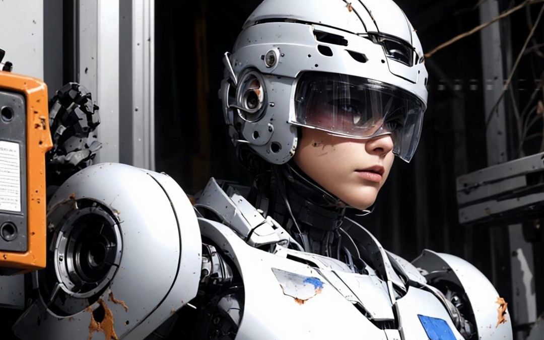 ai绘画 赛博娇娃 23 警察