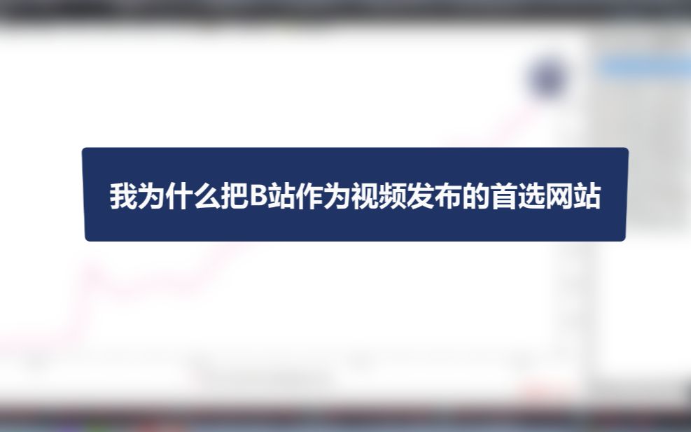 B站金融类UP主三个月(上)我为什么把B站作为视频发布的首选网站哔哩哔哩bilibili